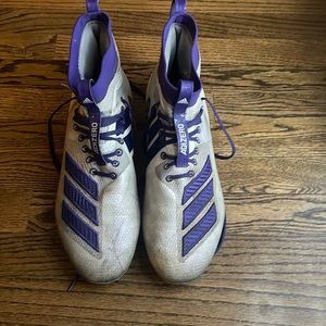 Adidas Adizero Football cleats.